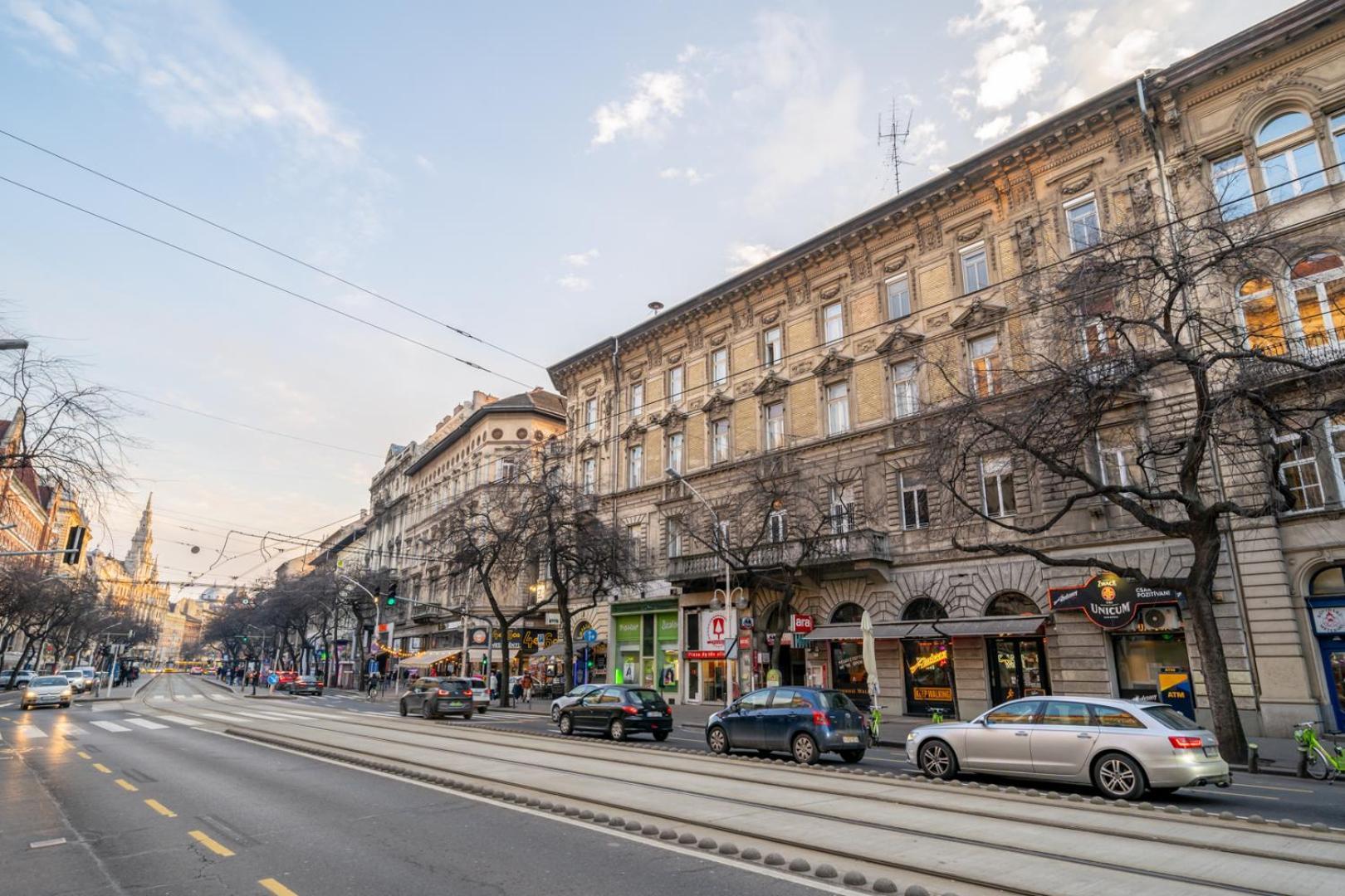 Appartamento Downtown Delight - Erzsebet Blvd - 13 Ppl Budapest Esterno foto